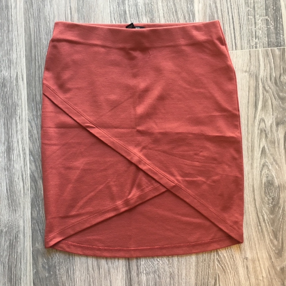 Forever 21 Rust Tulip Skirt